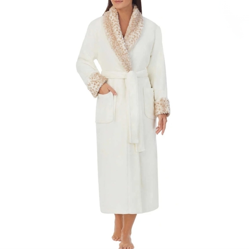 🔥NWT Carole Hochman Long Plush Wrap Full Length Robe Size 3X